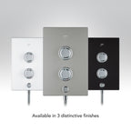 Mira Decor Single Outlet Electric Shower 9.5kW Silver 1.1894.002.
