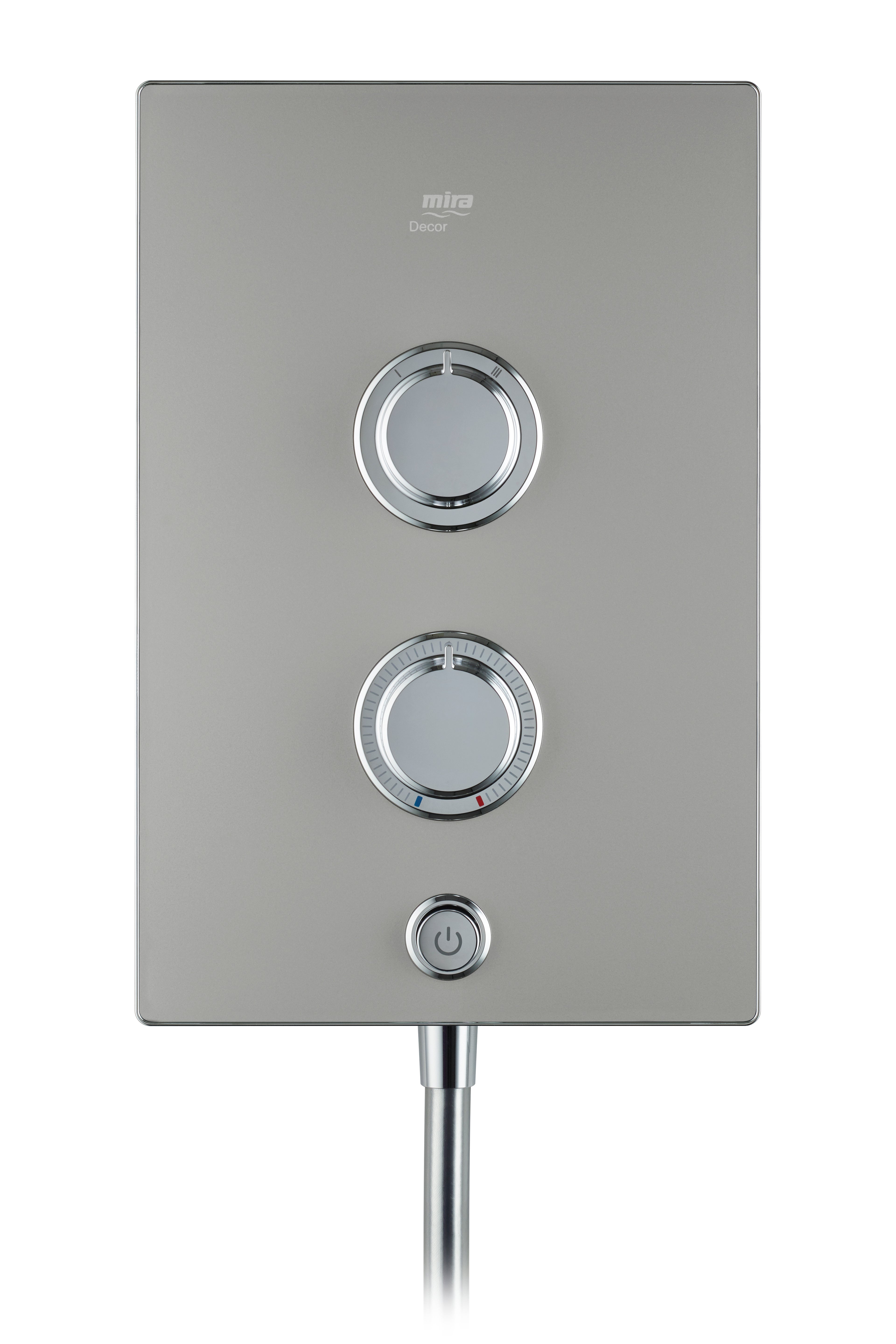 Mira Decor Single Outlet Electric Shower 9.5kW Silver 1.1894.002.