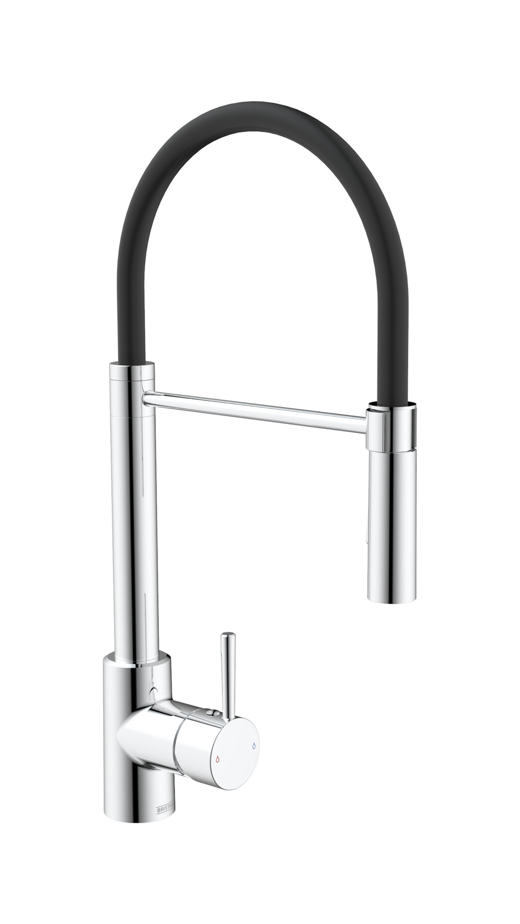 Bristan Silhouette Pairofessional Kitchen Sink Mixer Tap with pull-down hose Chrome SI PROSNK C