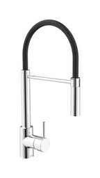 Bristan Silhouette Pairofessional Kitchen Sink Mixer Tap with pull-down hose Chrome SI PROSNK C