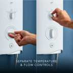 Mira Sport Dual 9.8kW Electric Shower White/Chrome (1.1746.825)