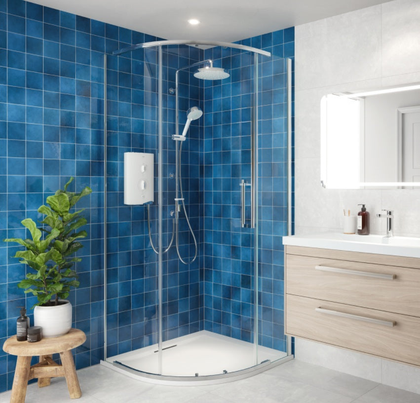 Mira Sport Dual 9.8kW Electric Shower White/Chrome (1.1746.825)