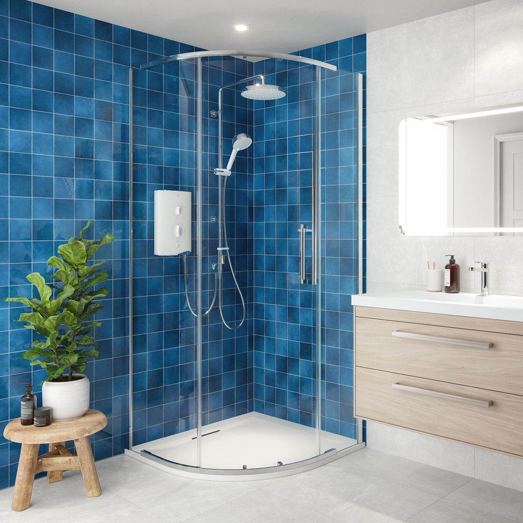 Mira Sport Dual 9kW Electric Shower White/Chrome (1.1746.824)