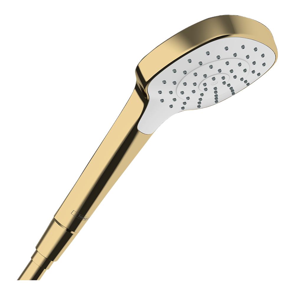 Hansgrohe Croma E Hand Shower 110 1 Jet Polished Gold Optic