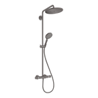 Hansgrohe Croma Select S Showerpipe 280 1 Jet With Thermostatic And Hand Shower Raindance Select S 120 3Jet Brushed Black Chrome