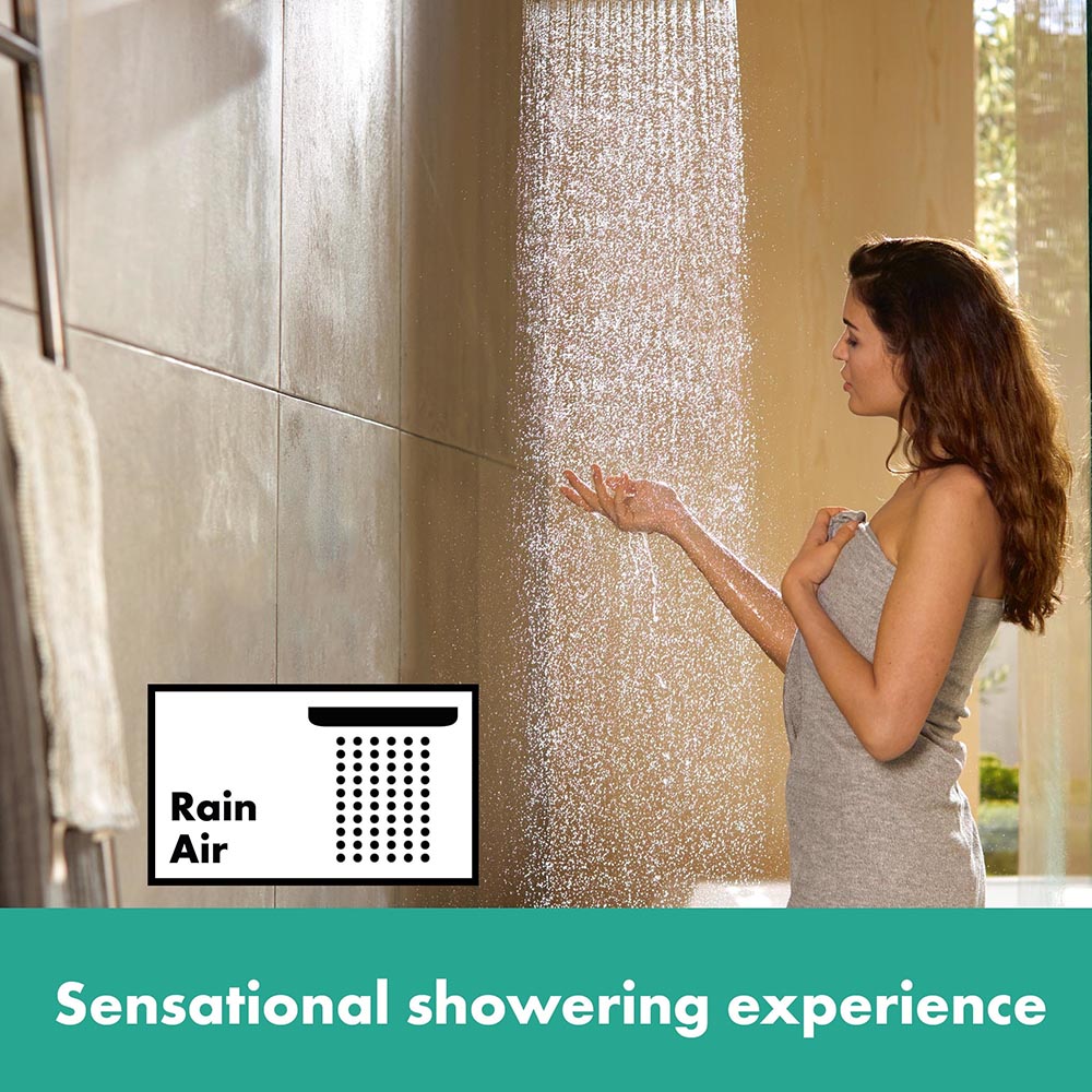 Hansgrohe Croma Select S Showerpipe 280 1 Jet With Thermostatic And Hand Shower Raindance Select S 120 3Jet Brushed Bronze