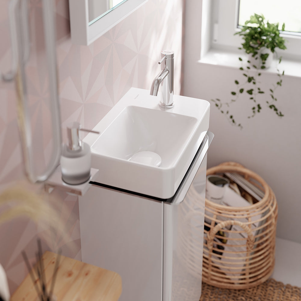 Hansgrohe Tecturis S Single Lever Basin Mixer 80 Coolstart Ecosmart+ With Pop-Up Waste Set Chrome