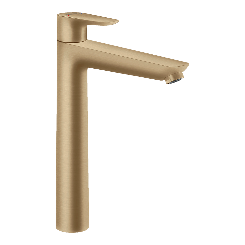 Hansgrohe Talis E Single Lever Basin Mixer Tap With Pop-Up Waste Set Brushed Bronze