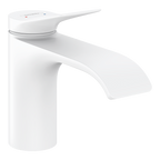 Hansgrohe Vivenis Single Lever Basin Mixer 80 Without Waste Set Matt White