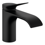 Hansgrohe Vivenis Single Lever Basin Mixer 80 Without Waste Set Matt Black