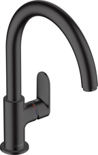 Hansgrohe Vernis Blend M35 Single Lever Kitchen Mixer 210 With Swivel Spout Matt Black