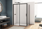 Kudos Showers Divera Sliding Door 1200mm Matt Black K22S2B1206007-0001