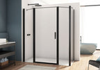 Kudos Showers Divera Inline Panel 500mm Matt Black K22FF0506007-0001