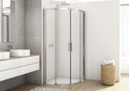 Kudos Showers Divera Quadrant Sliding Double Door 1000mm Chrome