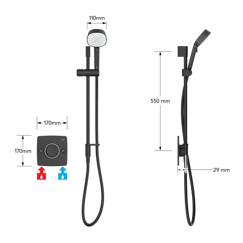 MIRA EVOCO DUAl BATHFILl Bl W/ HYDROGLO 1.1967.007