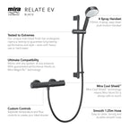 Mira Relate - Black Single Outlet Shower EV (1.1836.466)