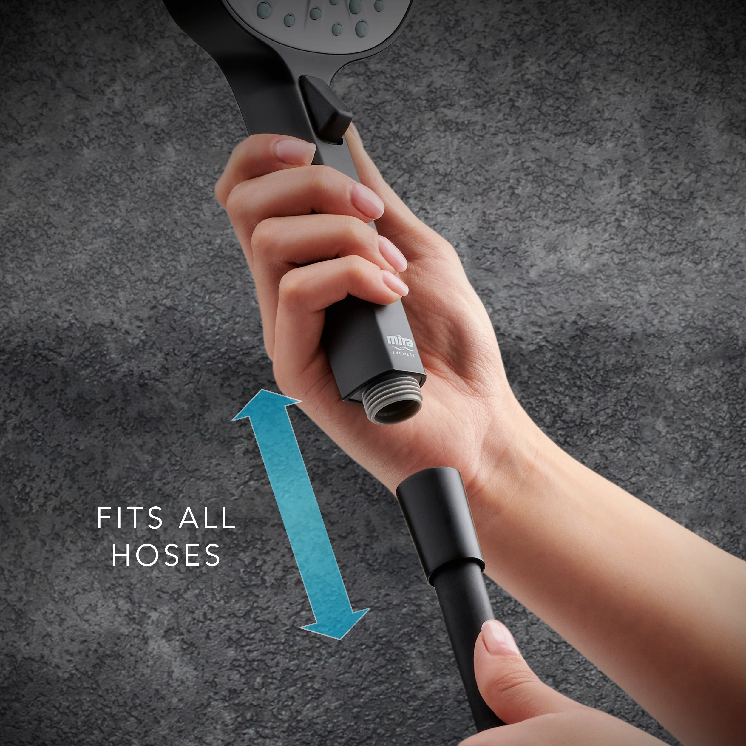 Mira Relate - Black Single Outlet Shower EV (1.1836.466)