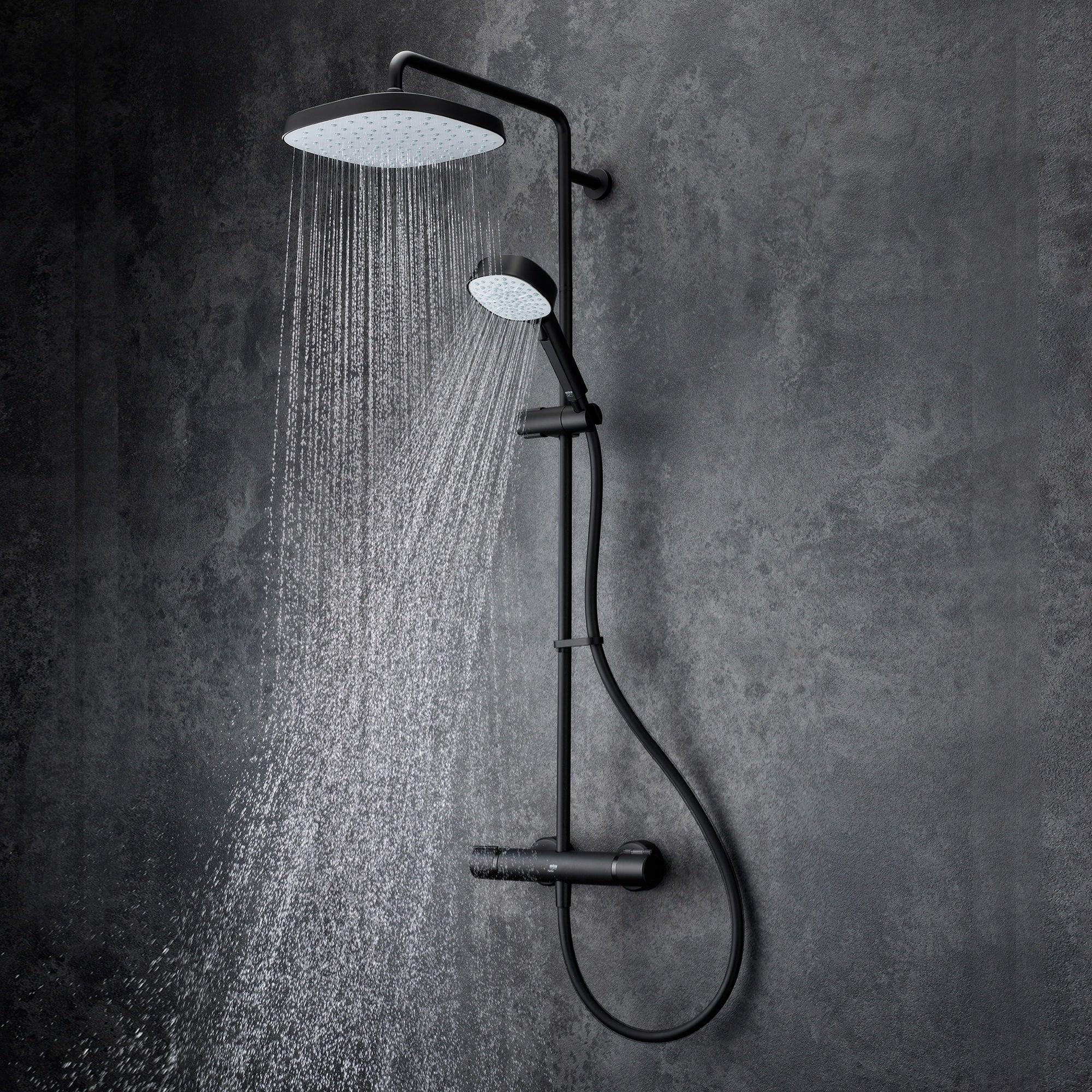 Mira Relate Black Dual Outlet Shower ERD 1.1836.467