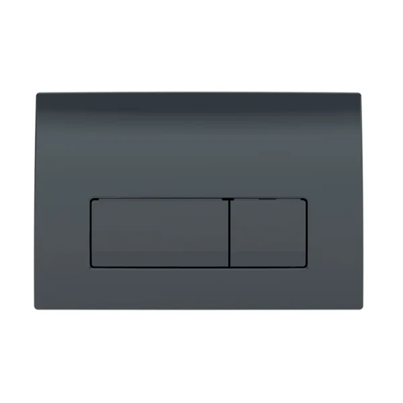 Geberit DELTA50 Flush Plate for Dual Flush Black 115 119 DW 1 115.119.DW.1