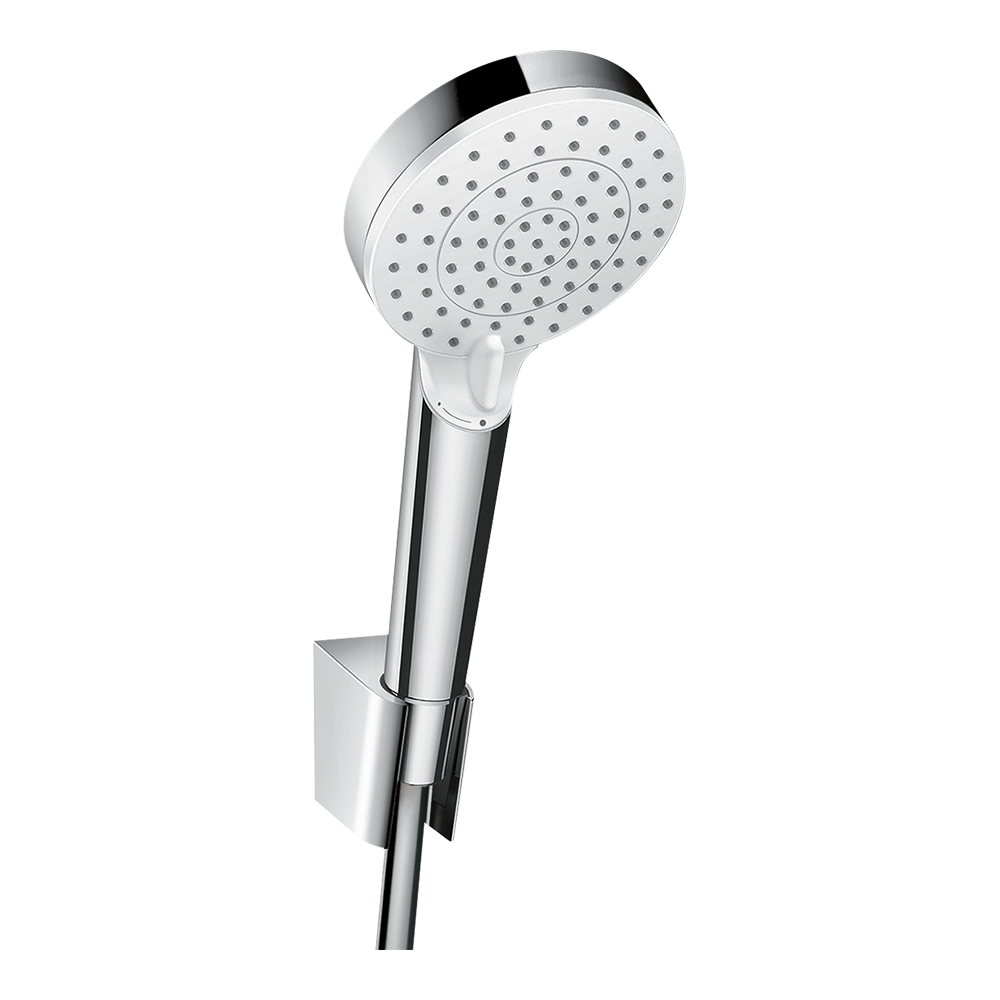 Hansgrohe Crometta Shower Holder Set 100 Vario Ecosmart With Shower Hose 1250Mm 26693400.
