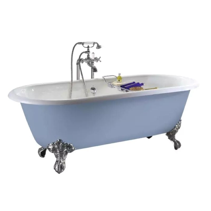 Heritage Baby Buckingham 1540(L) x 780(W) x 585(H)mm Cast Iron Bath No Tap Hole s BRT87