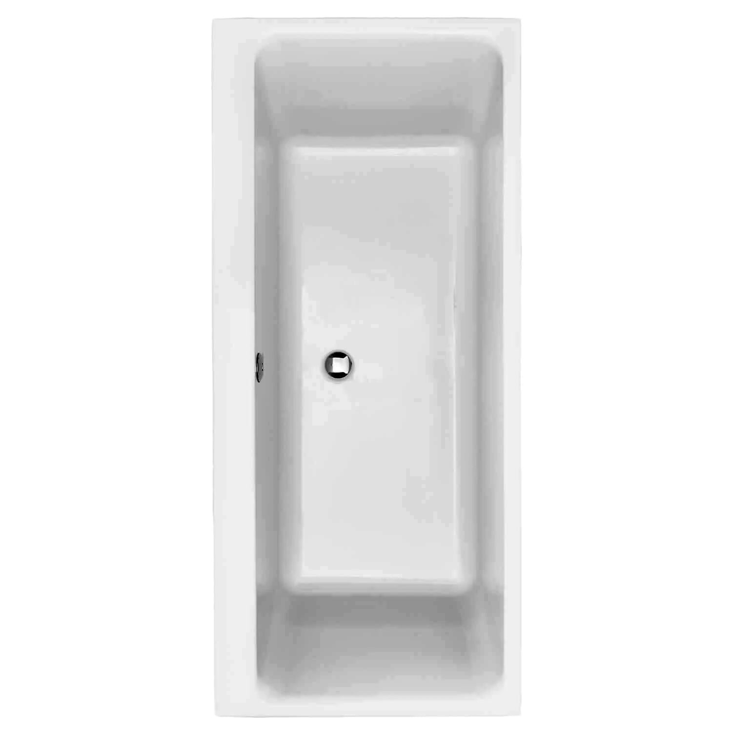 Heritage Blenheim Double Ended 1700(L) x 750(W)mm Fitted Acrylic Bath (With no pre drilled tap holes)