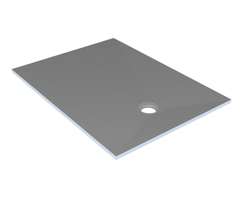 wedi Fundo Ligno Plus shower tray offset drain 1600x1000x23mm