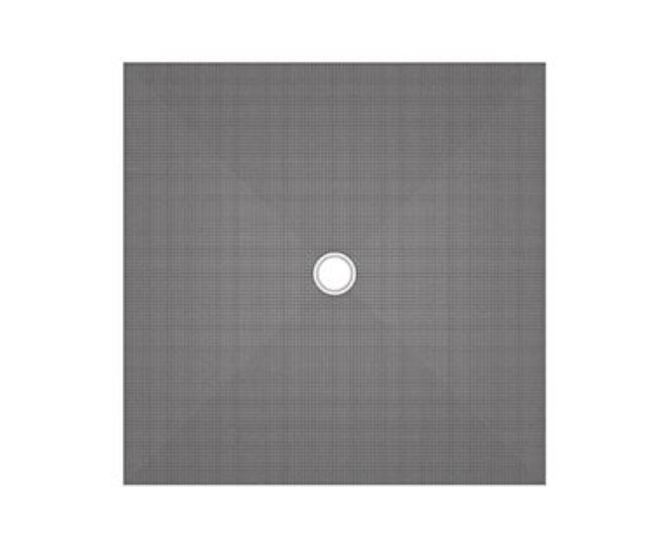 wedi Fundo Primo shower tray central drain 900x900x40mm