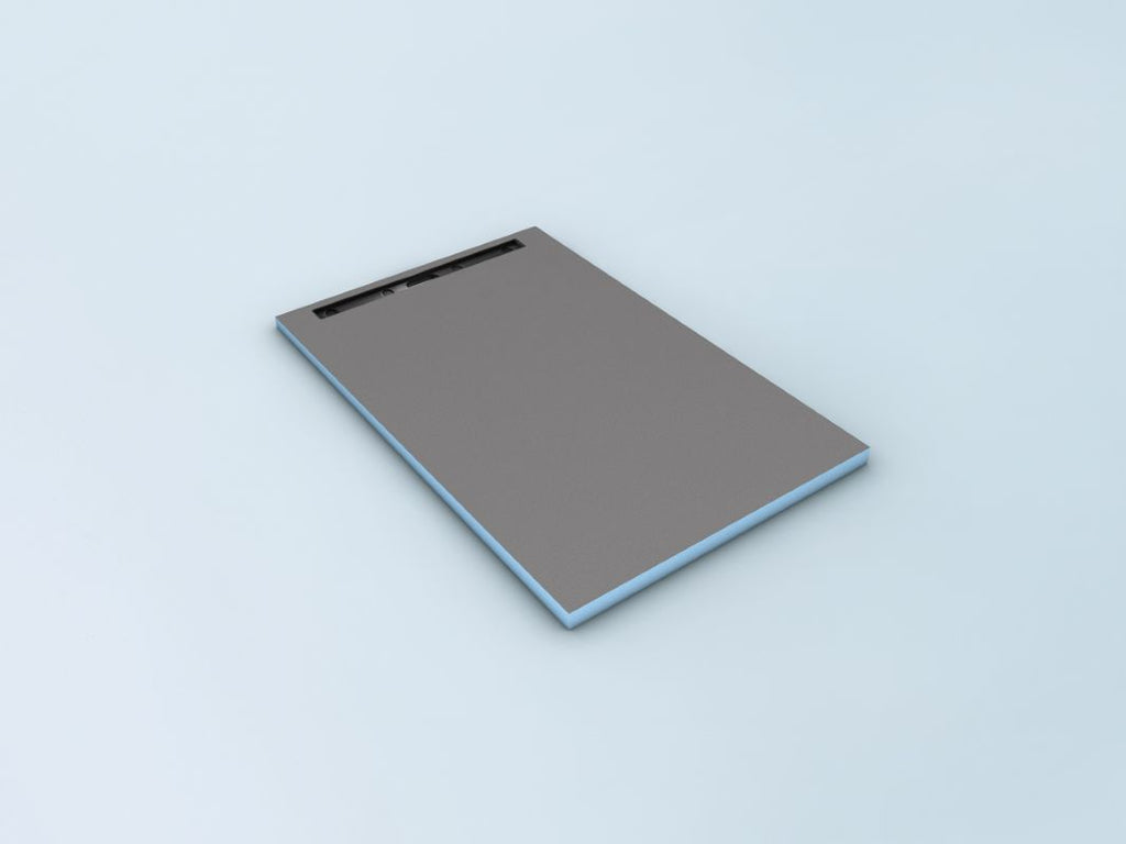 wedi Fundo Riolito Neo shower tray channel length 700mm, 1400x900x50mm