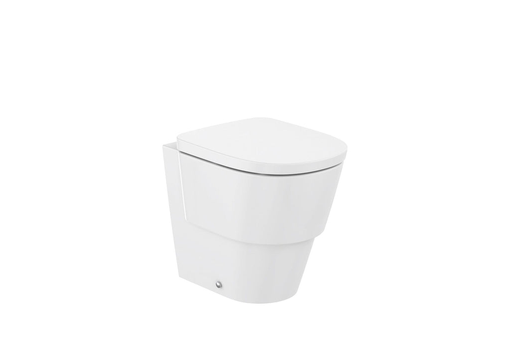 Roca Tura Back-to-Wall Floorstanding Rimless Toilet Pan 500 x 360 x 465 mm White (A347697000)