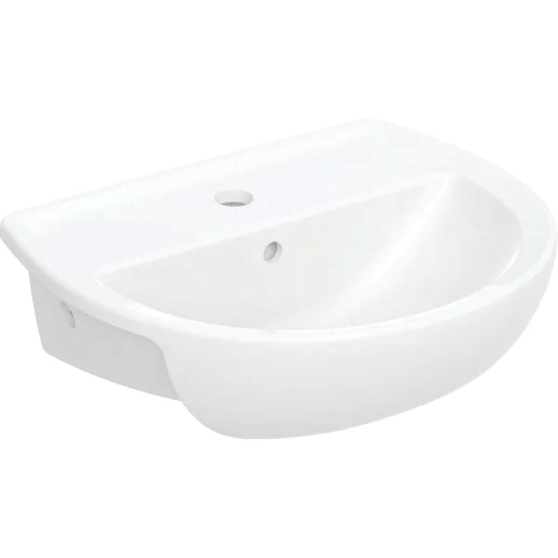 Twyford Alcona 450mm 1 Tap Hole Semi-Recessed Basin