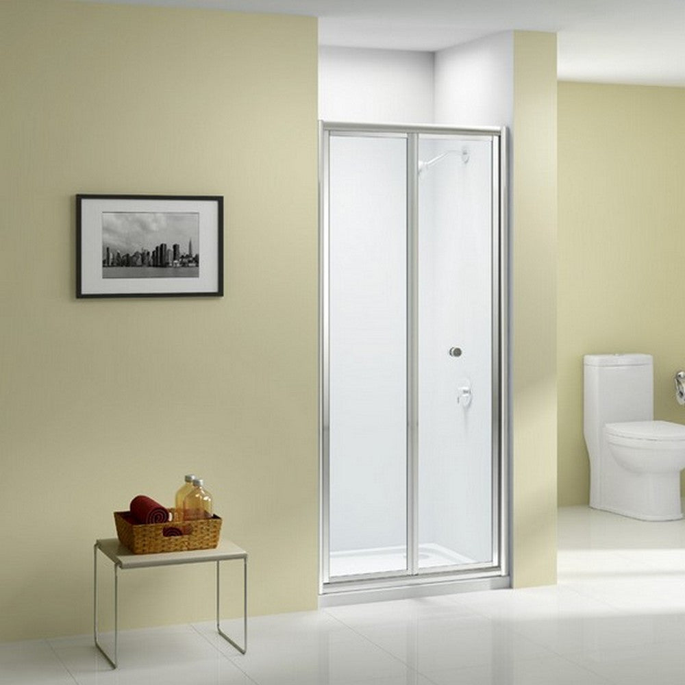 Merlyn Ionic Source 800mm Bifold Shower Door Chrome