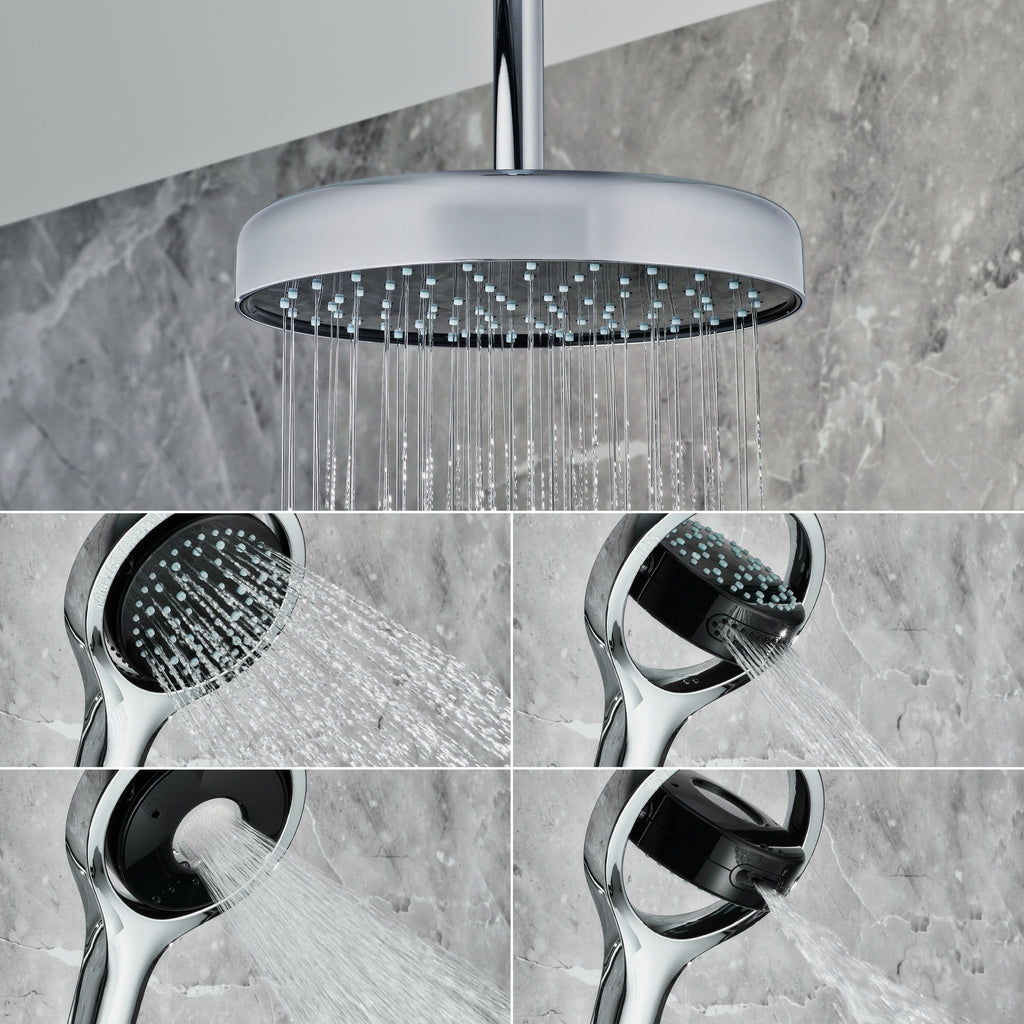 Mira Platinum - Dual Outlet Digital Ceiling Fed Shower, Low Pressure (1.1981.011)
