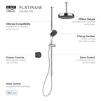 Mira Platinum - Dual Outlet Ceiling Fed, High Pressure (1.1981.008)