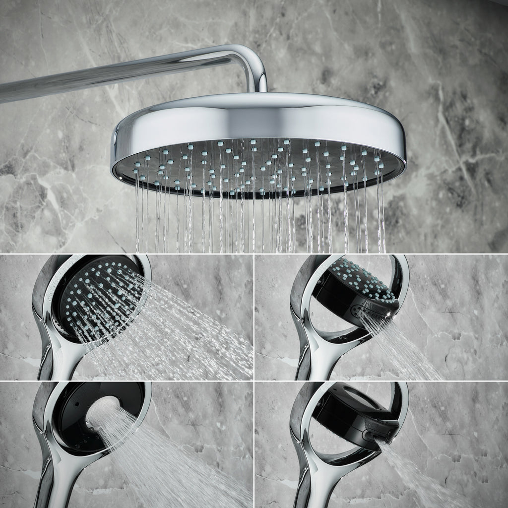 Mira Platinum - Dual Outlet Rear Fed Digital Shower, Low Pressure (1.1981.005)
