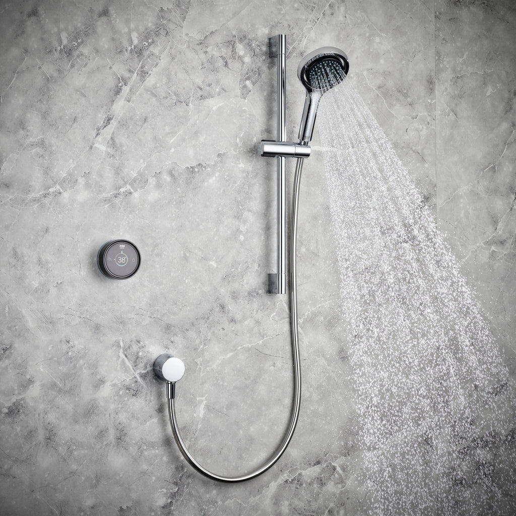 Mira Platinum - Single Outlet Digital Rear Fed Shower, Low Pressure (1.1981.004)