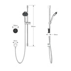 Mira Platinum - Single Outlet Digital Rear Fed Shower, Low Pressure (1.1981.004)