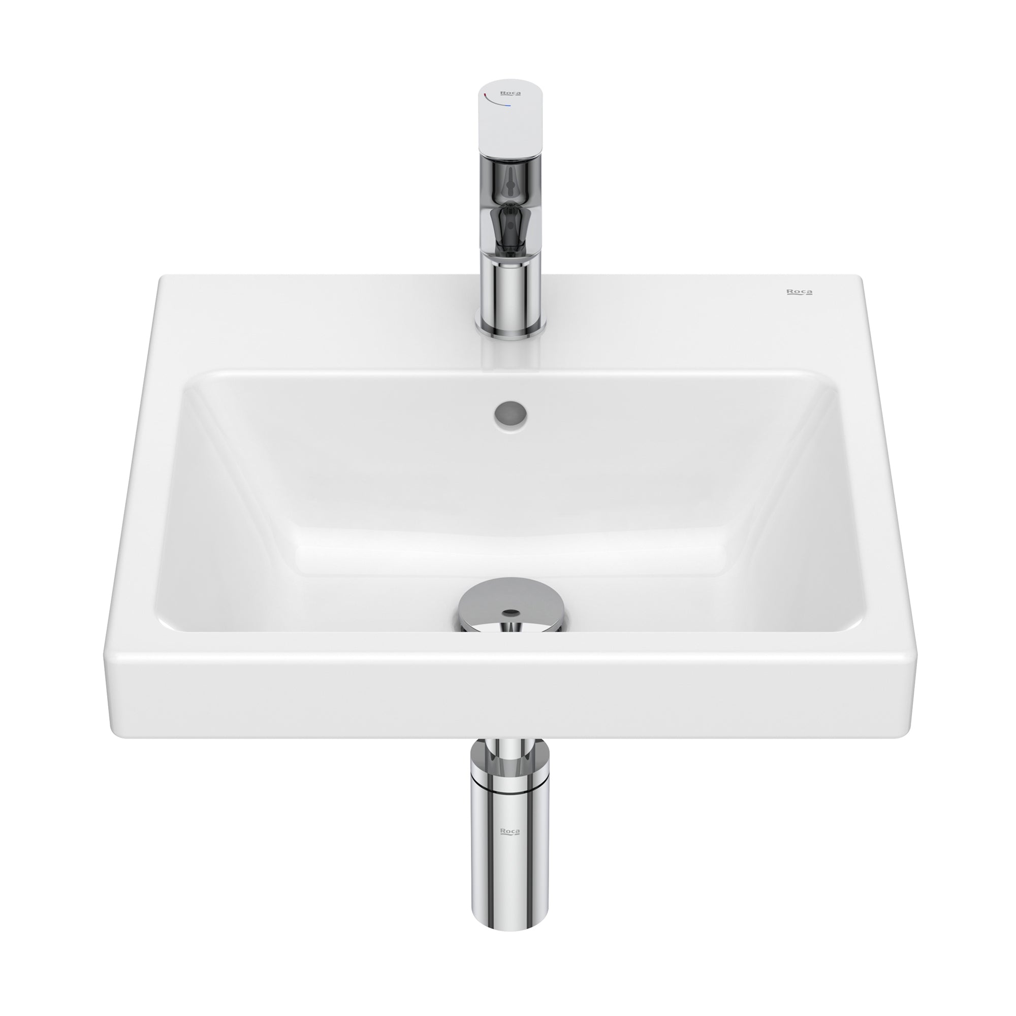 Roca The Gap Wall-Hung Basin  450 (W) X  420 (D) X  175 (H)mm White