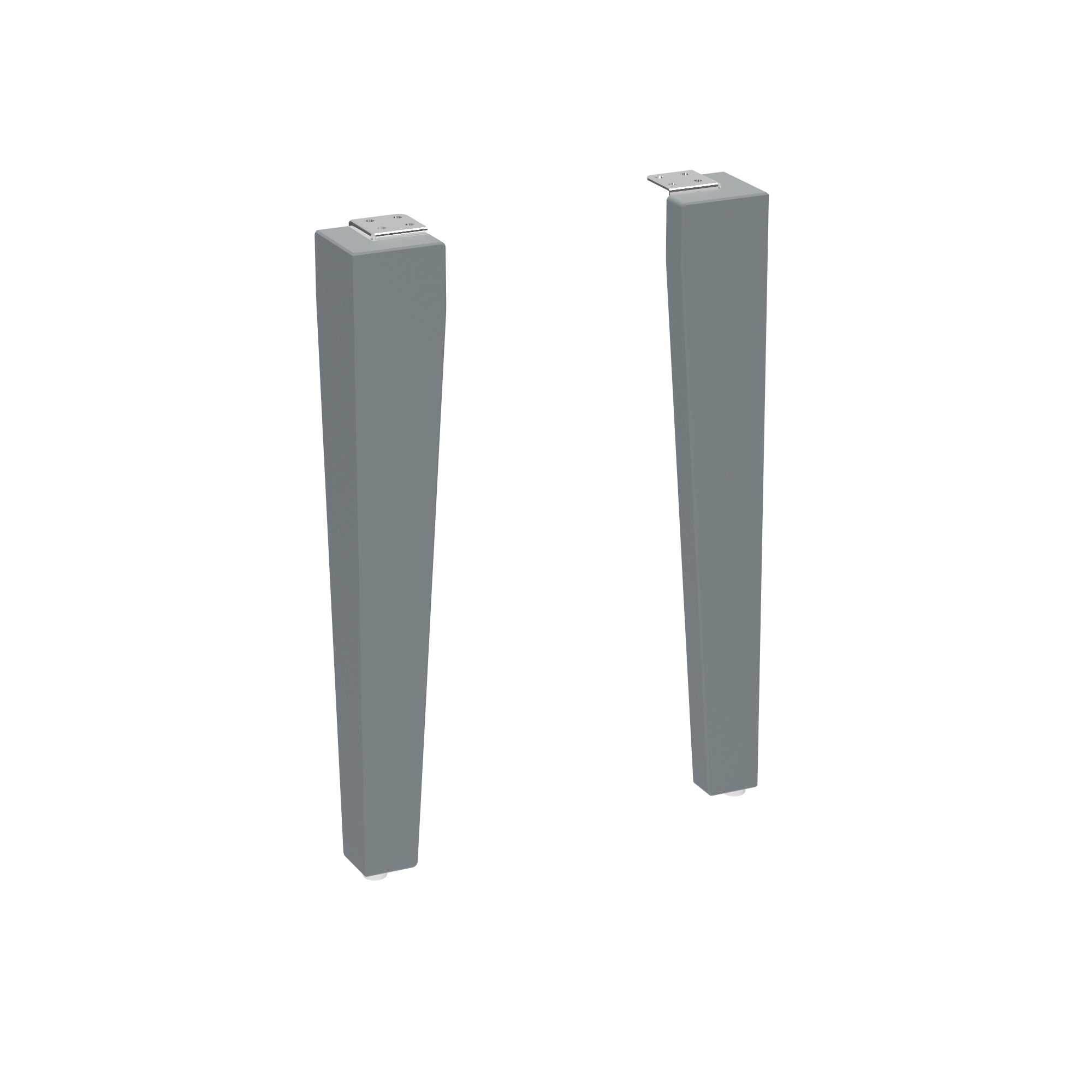 Be Modern Atlanta Cruise Legs (Pair) Monument Grey PLMG