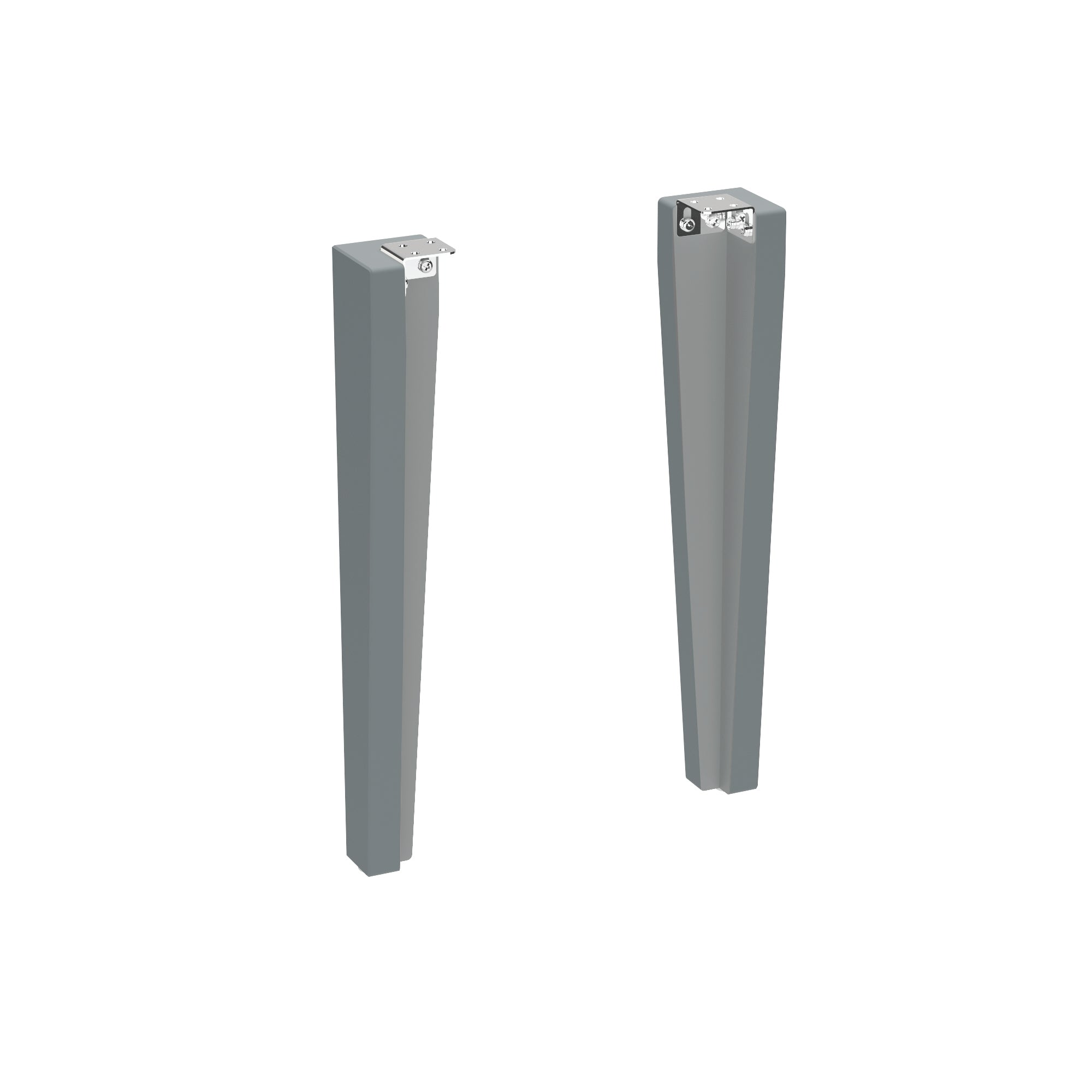 Be Modern Atlanta Cruise Legs (Pair) Monument Grey PLMG