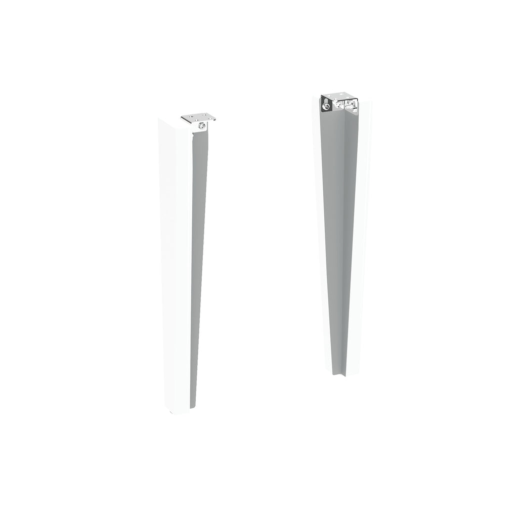 Be Modern Atlanta Cruise Legs (Pair) White Gloss PLWHG
