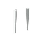 Be Modern Atlanta Cruise Legs (Pair) White Gloss PLWHG