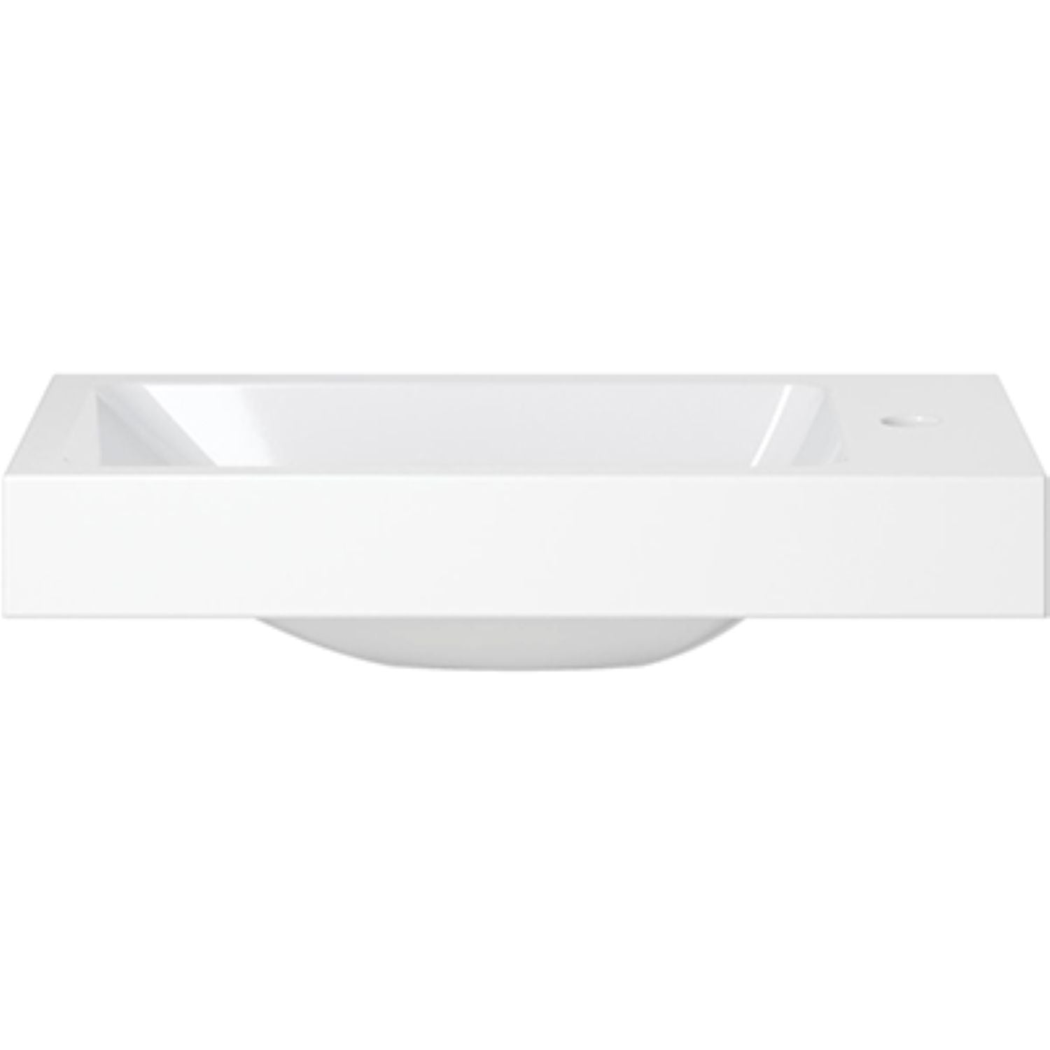 Heritage Caversham/Lynton 400mm 1 Taphole Cloakroom Basin White