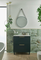 Heritage Lynton 3 Taphole 800mm Sit On Basin White