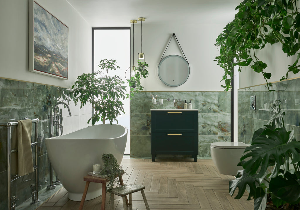 Heritage Lynton 3 Taphole 800mm Sit On Basin White