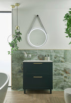 Heritage Lynton 3 Taphole 800mm Sit On Basin White