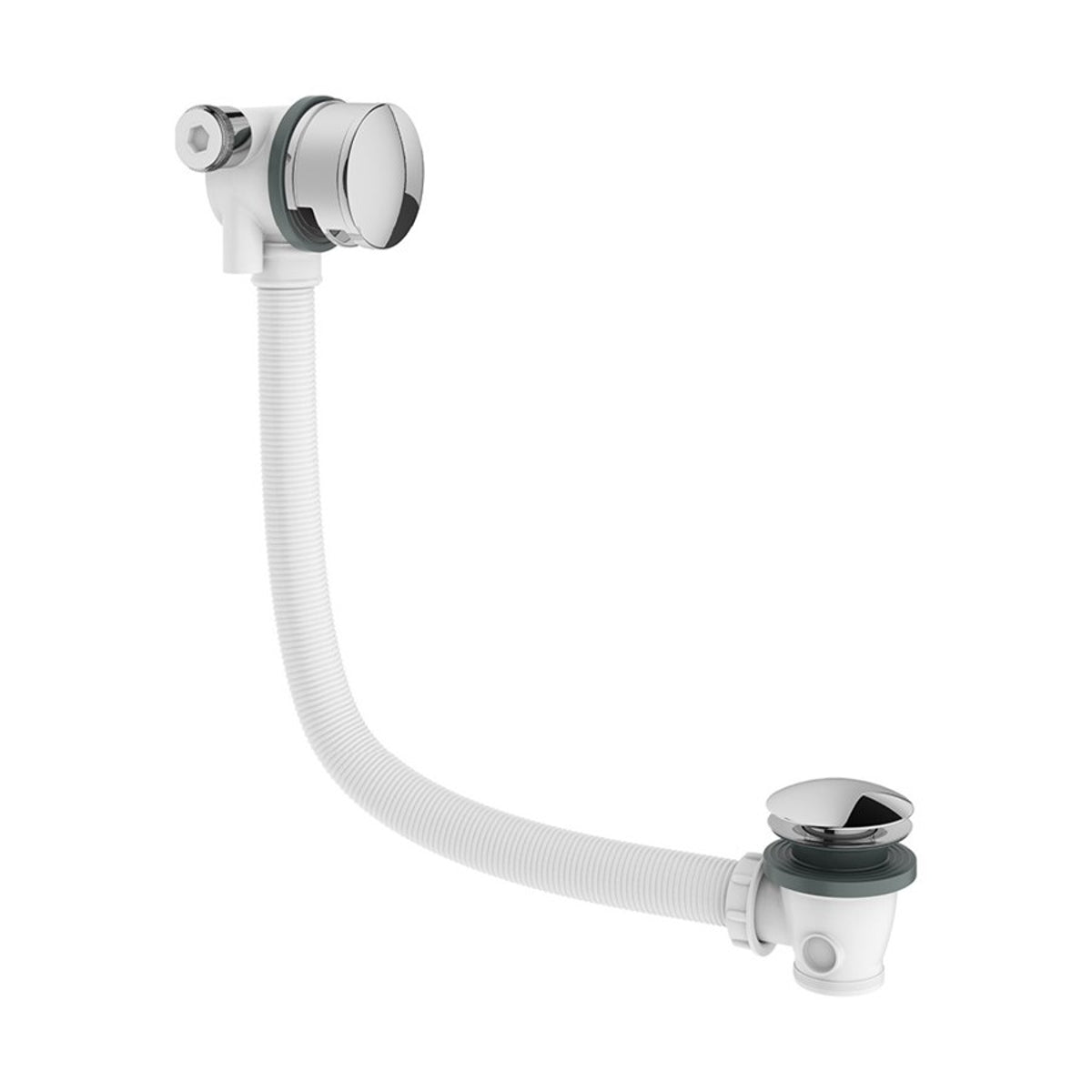 Crosswater MPRO Bath Filler Click Clack Waste Chrome