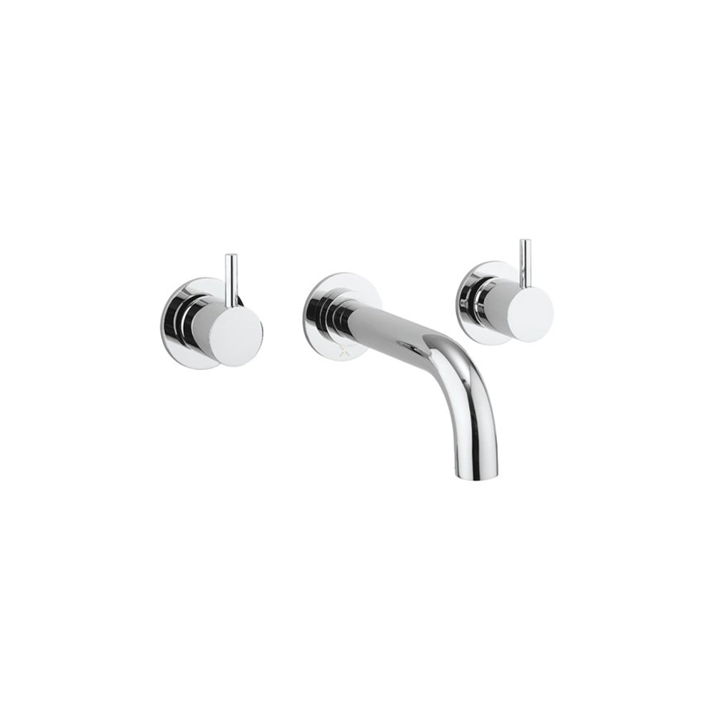 Crosswater MPairO Bath 3H Filler Wall Mounted Chrome