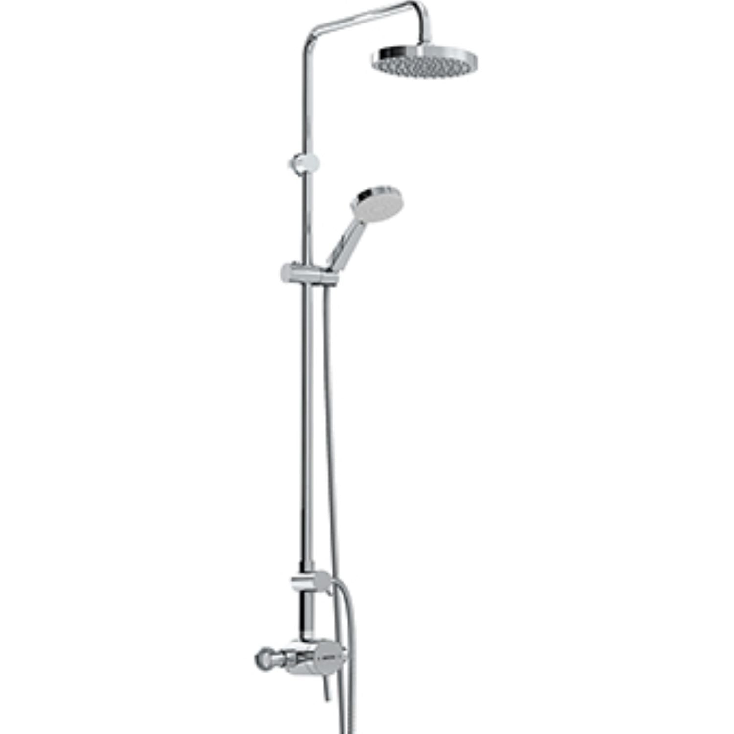 Bristan Prism Exposed Dual Outlet Sequential Shower Chrome PM2 SQSHXDIV C.