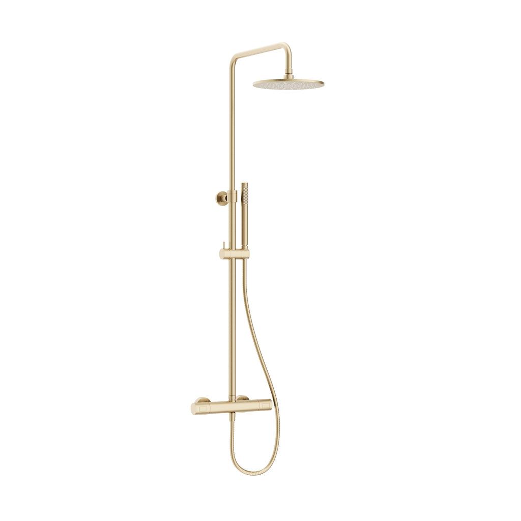 Crosswater Croswater Central Multifunction Thermostatic Shower Kit Brussed Brass RM530WF+